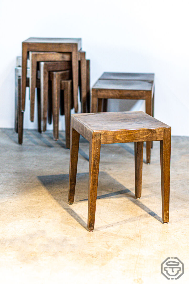 Lot of ten Baumann stools