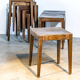 Lot de dix tabourets Baumann