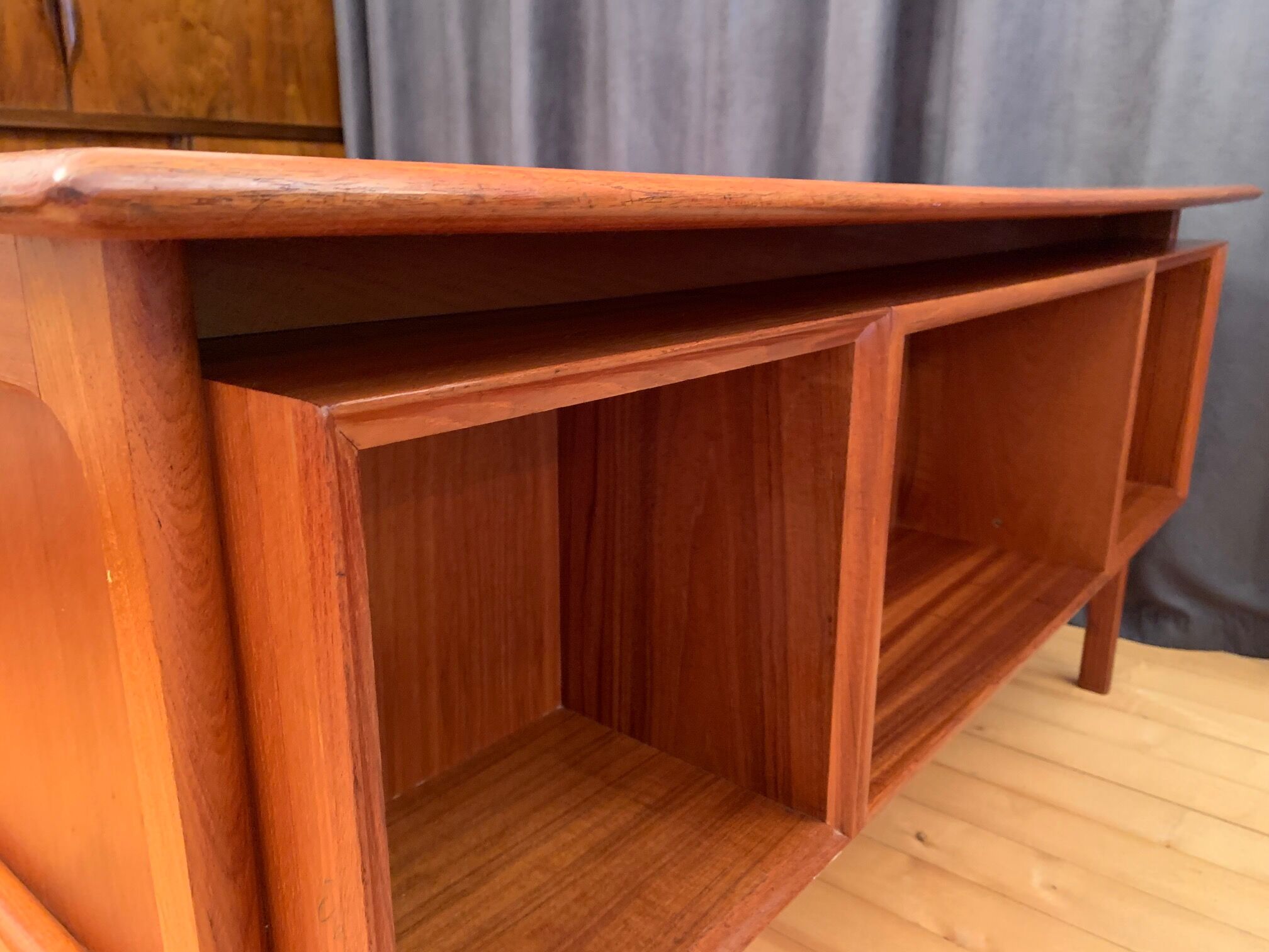 Double-sided desk by Arne Vodder, Brouer Møbelfabrik, Denmark, 1960s
