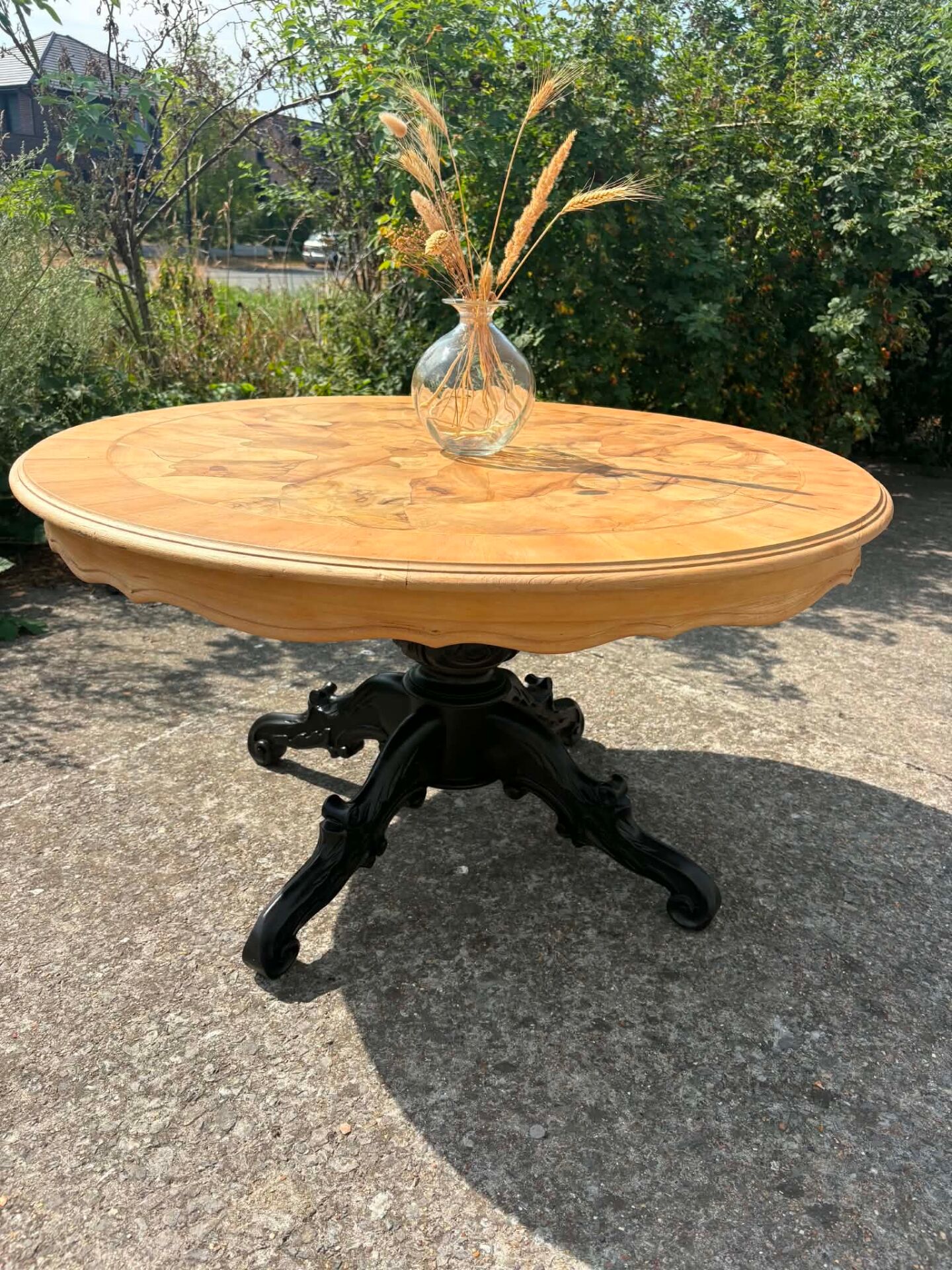 Table basse ronde en bois