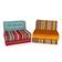 21stc "mah jong" sectional sofa by hans hopfer for roche bobois, france c.2
