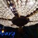 Chandelier with tassels