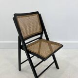 Chaise en rotin, années 1970