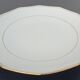 Pair two-course cake dishes Louroux Foecy vintage