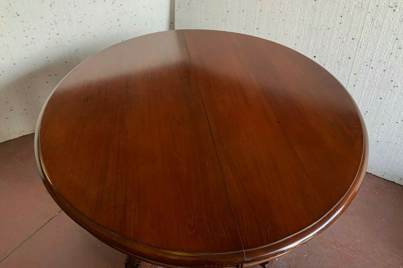 Central foot table Napoleon III Massive mahogany 19th century