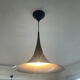 Vintage black metal pendant lamp