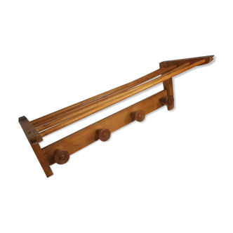 Porte-manteau mural de style scandinave, années 50/60