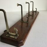 Coat rack 4 hooks art deco