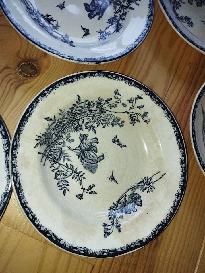 Flat Plates “Terre de Fer – The Chicks” (5 pieces)