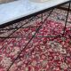 50s coffee table in metal and marble