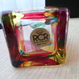 RCR Crystal Perfume Bottle Colorful Cloisonné Décor