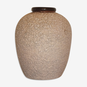 Vase art déco en émaux crispés dans le goût d'Odyv