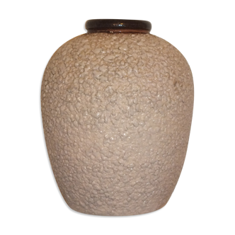 Vase art déco en émaux crispés dans le goût d'Odyv