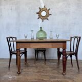 Old cherrywood bistro table
