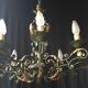 Wrought iron chandelier 1940