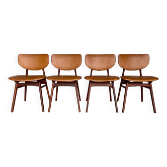 Série de 4 chaises vintage design scandinave