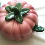 Soup slurry pink pumpkin with its ladle