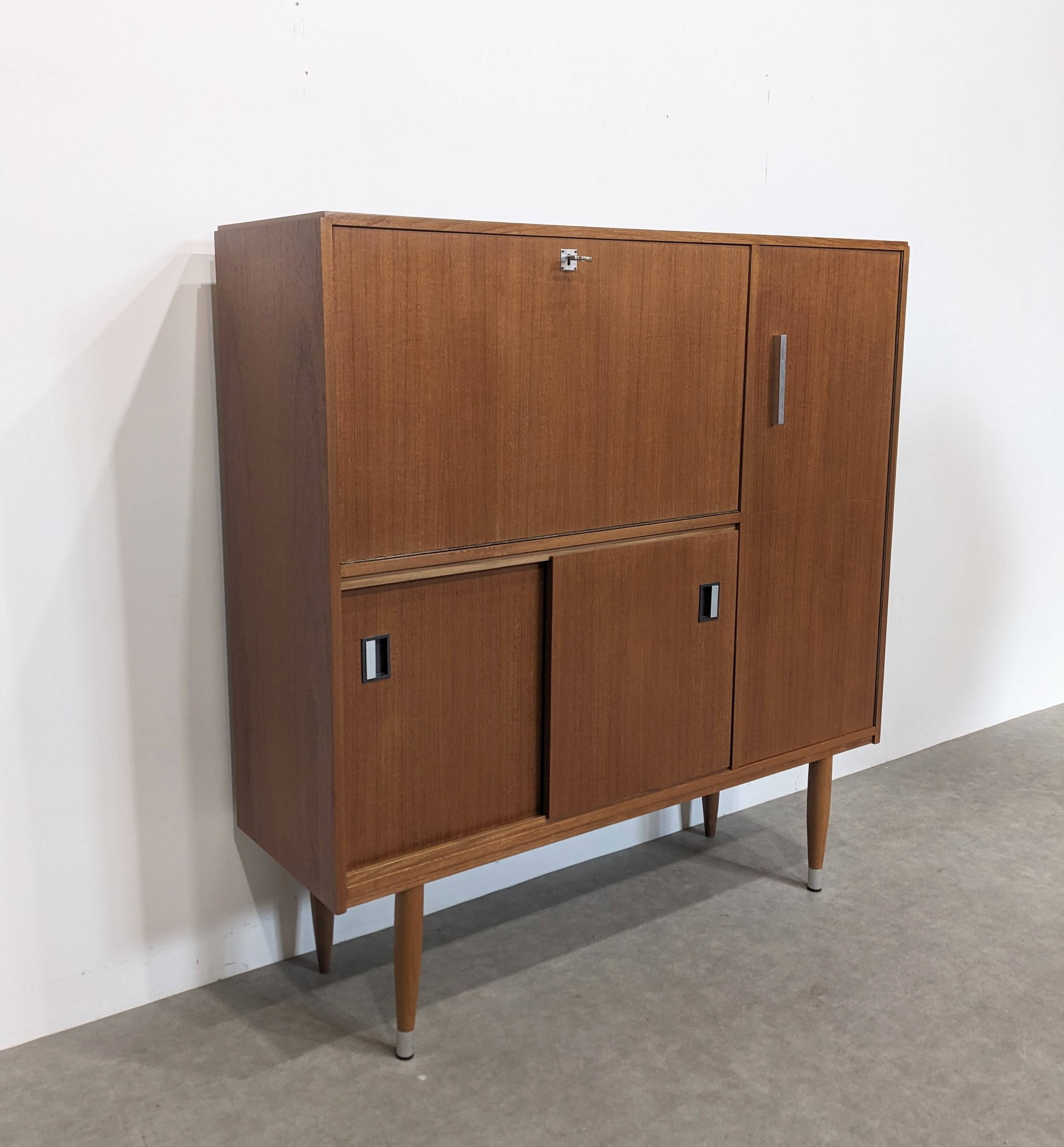 Vintage highboard: secretary, bar