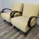 Fauteuils par Jindrich Halabala, 1940s, Set de 2