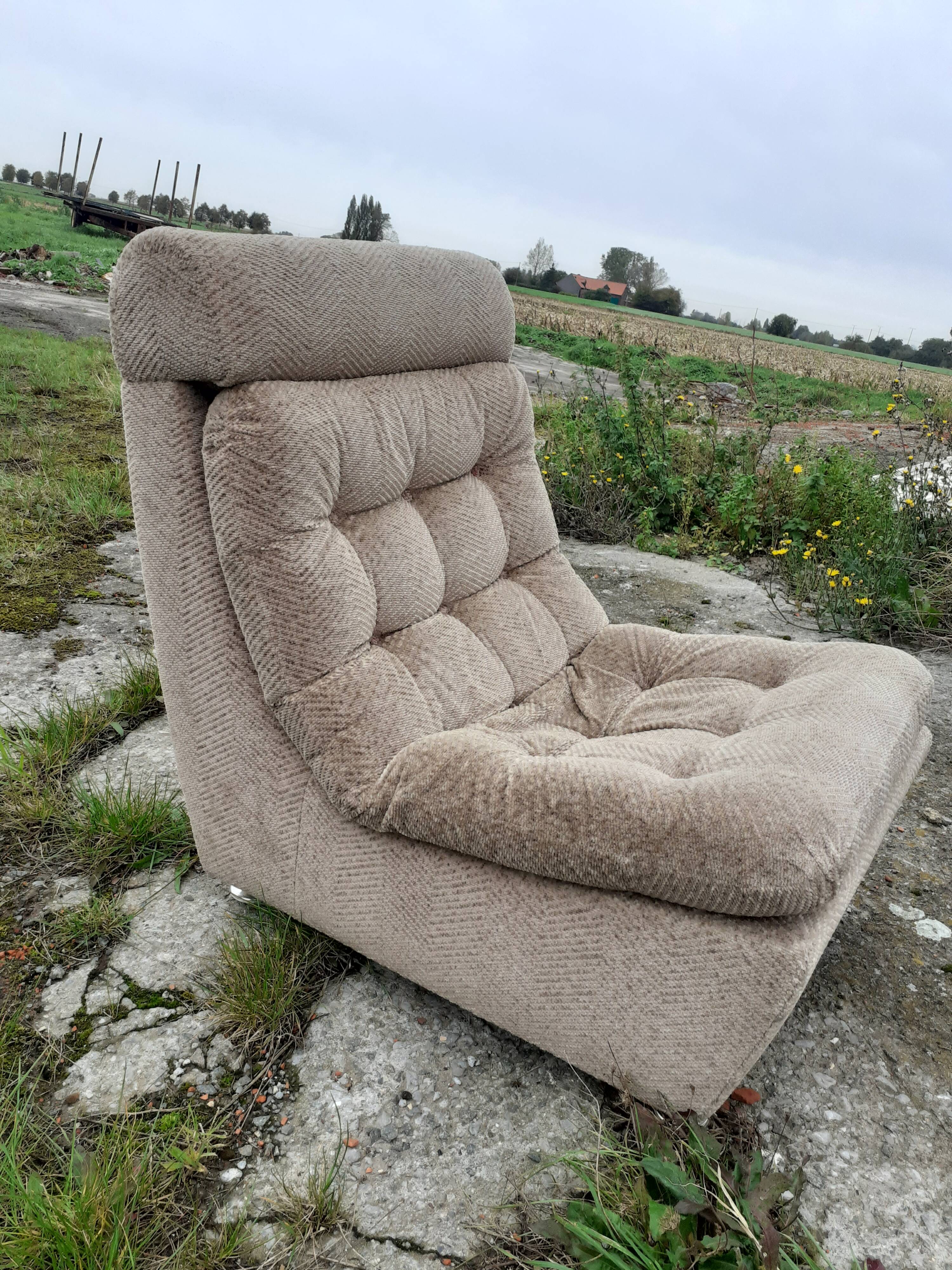 Vintage fireside chair
