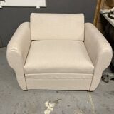 30's armchair with storage space under the seat