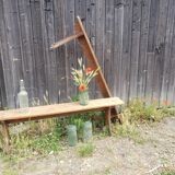 Banc de ferme petit modèle " jonquille"
