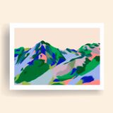 Les Orres - limited edition art print (A3)