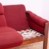 Canapé lounge trois places vintage de style scandinave, 1970
