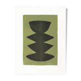 Painting on paper illustration dated and signed eawy m312