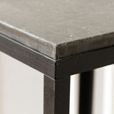 Industrial stele in metal and zinc