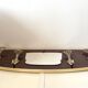 Wood and brass coat rack, 1960