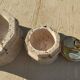 Vintage Ashtray & Lighter Duo in Travertine – Italy, 1970