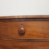 Mahogany veneer curved, English work, circa 1840