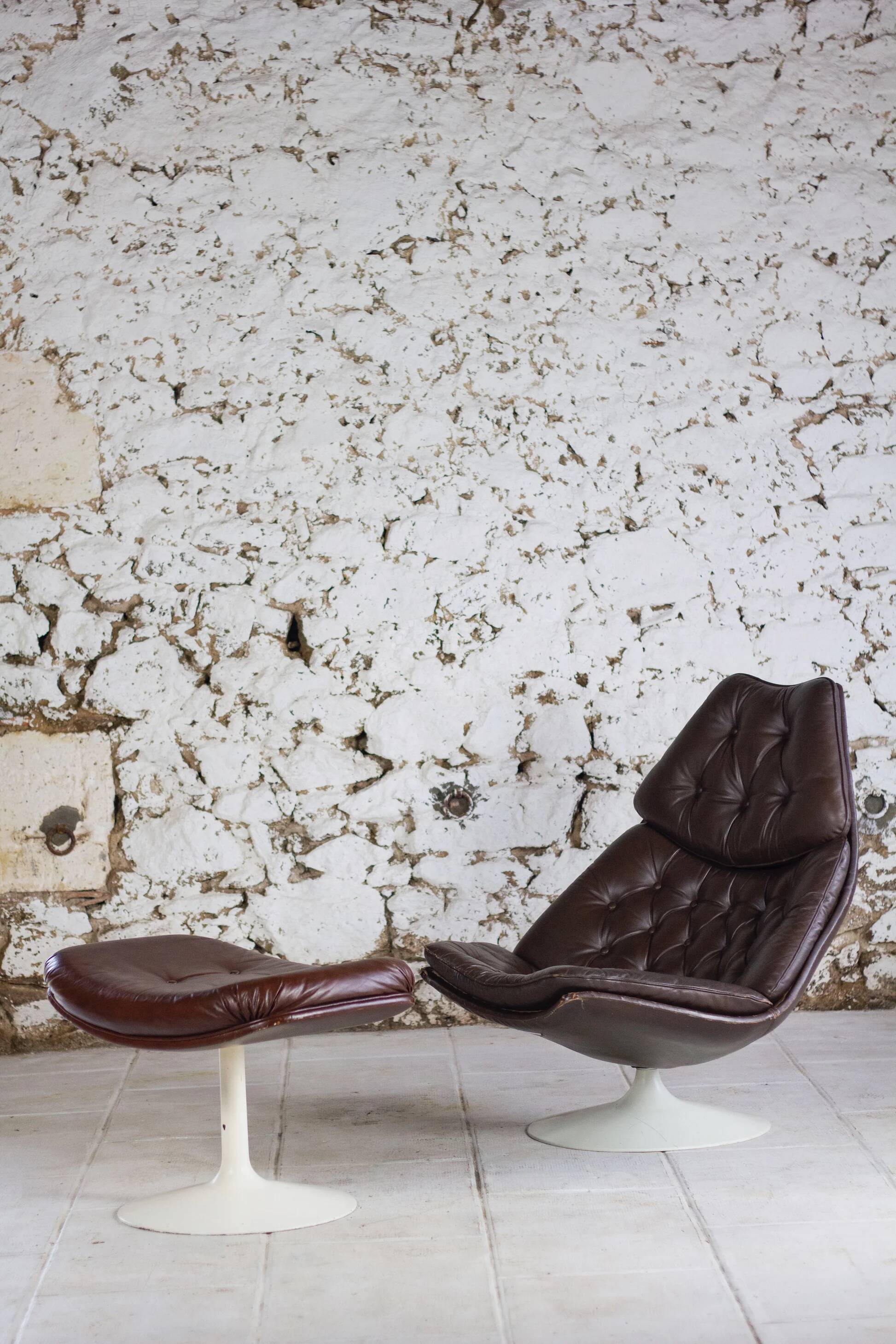 Armchair F588 and ottoman by Geoffrey Harcourt for Artifort, 1960