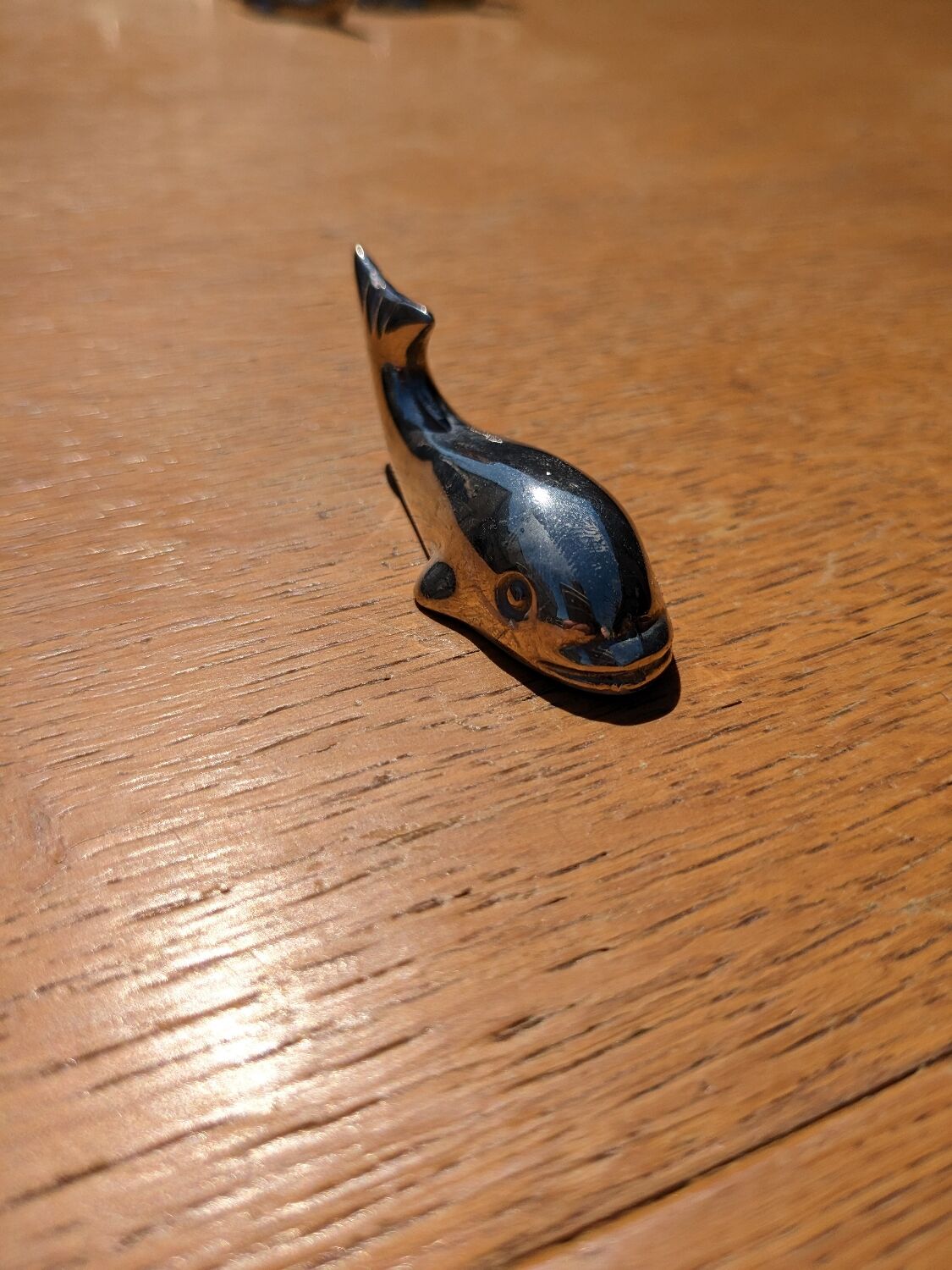 Silver knife holders whale model