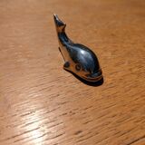 Silver knife holders whale model