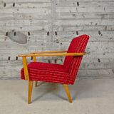 Vintage red armchair