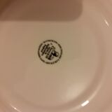Set of four plates with retro dessert "raisin"