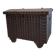 Authentic Pitara Chest from Rajasthan in Wood and Wrought Iron – 19th Century