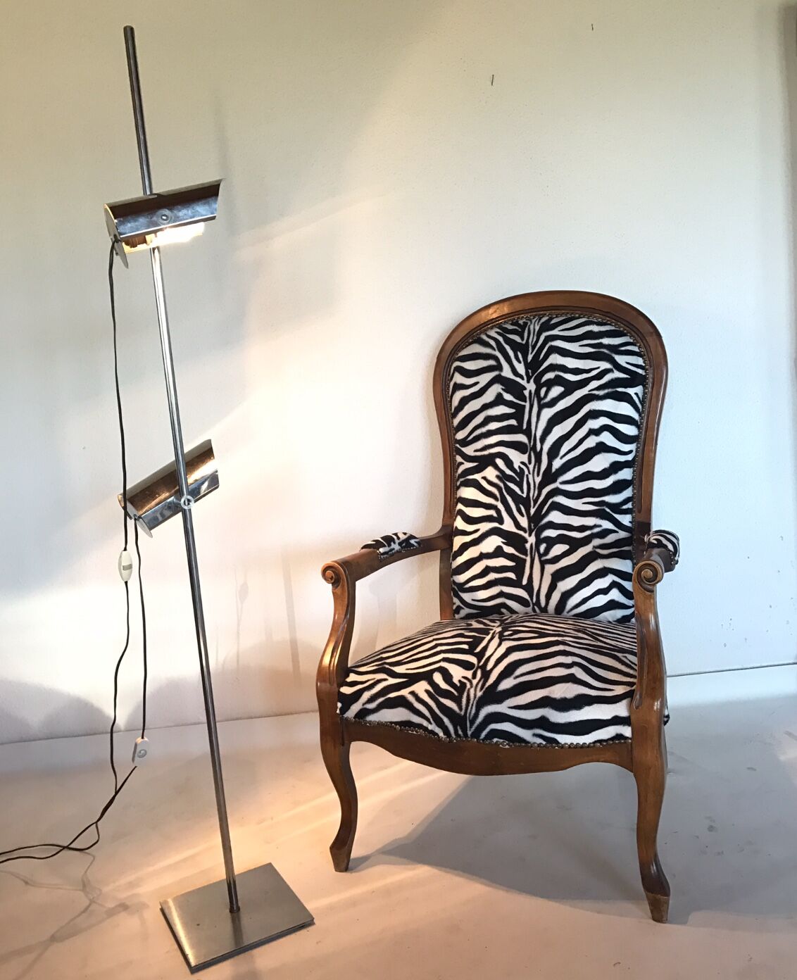 Armchair Voltaire twentieth "Zebra"