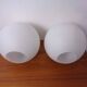 Opaline Glass Satellite Pendant Lamps by Vilhelm Wohlert for Louis Poulsen, 1960s, Set of 2