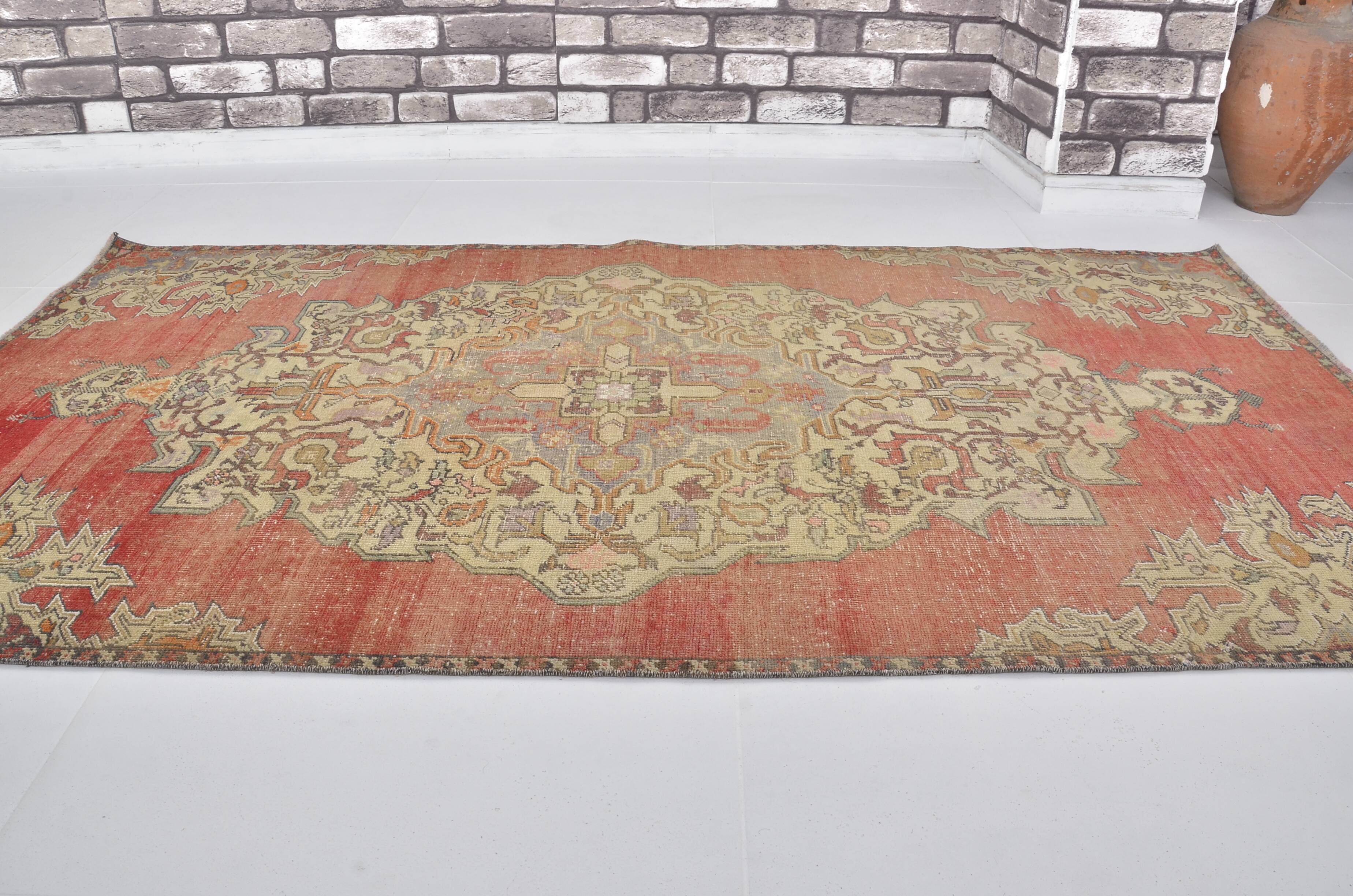 Red & Beige Oushak Rug sku 2489