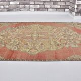 Red & Beige Oushak Rug sku 2489