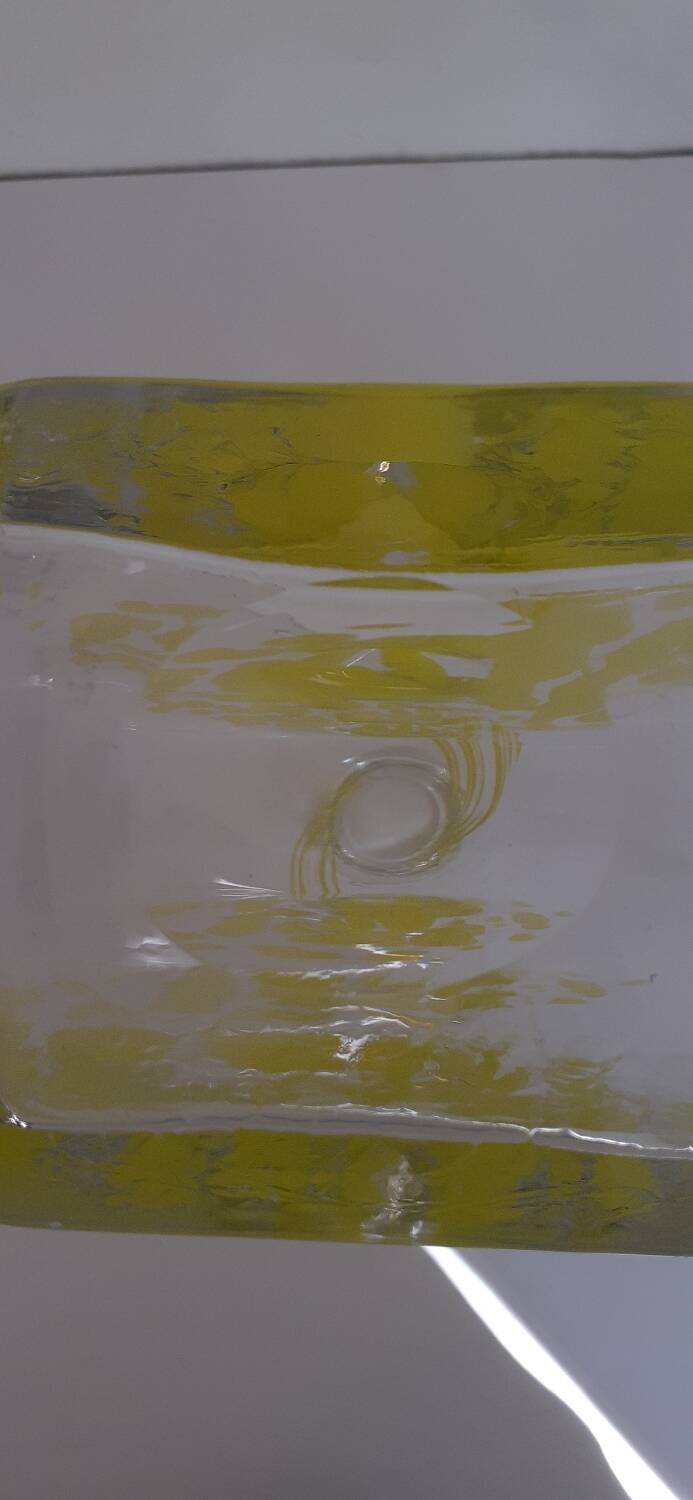 Large vintage glass vase