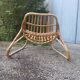 Fauteuil,  chaise longue rotin Ikea vintage