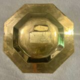 Octagonal brass plate