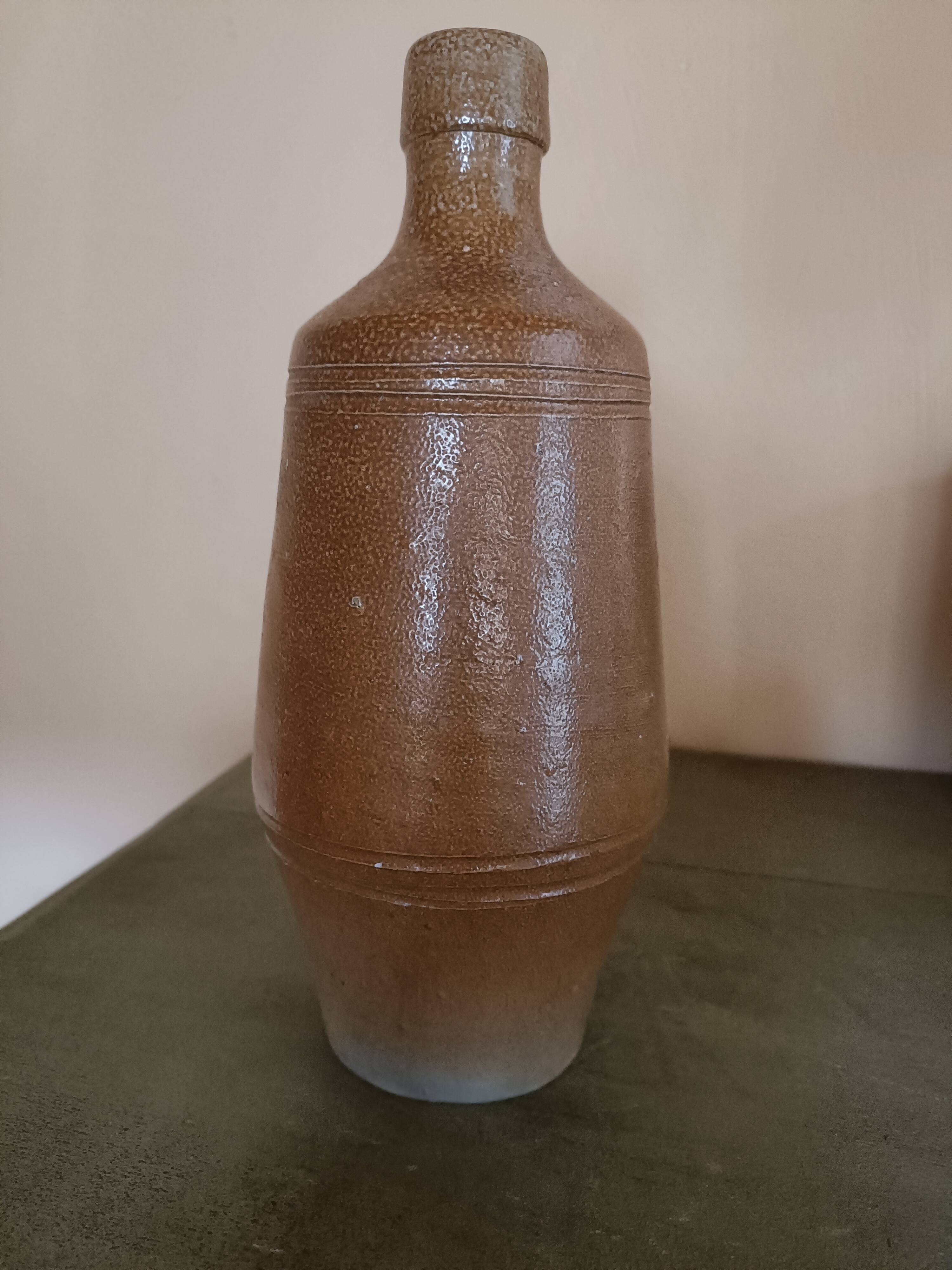 Old stoneware bottle