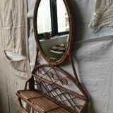 Vintage mirror-shelf  46x70cm