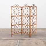 Vintage Rattan room divider or room divider made in Italy 1960