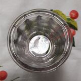 Thick glass jam jar